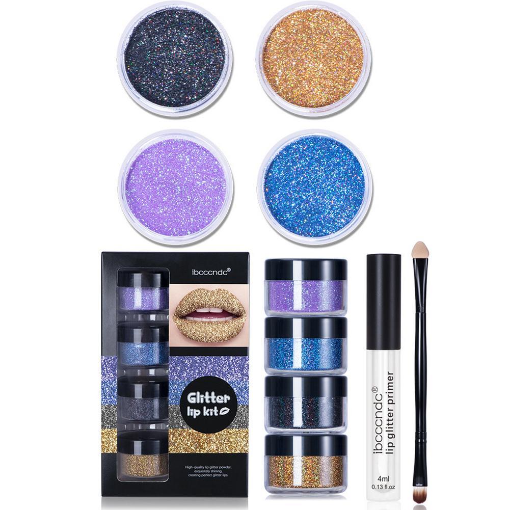 IBCCCNDC Glitzer Lipgloss Lippenstift Glänzend DIY