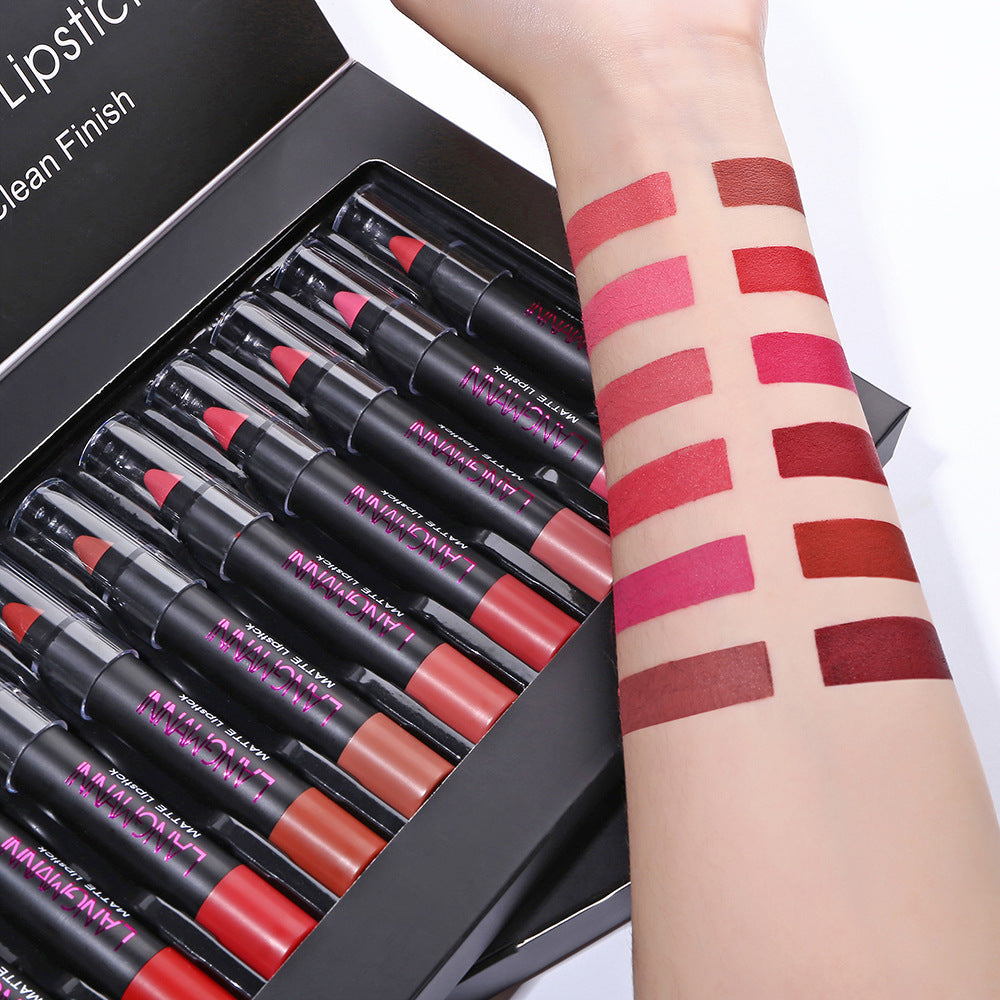 LANGMANNI- Lippenstift 12 Set