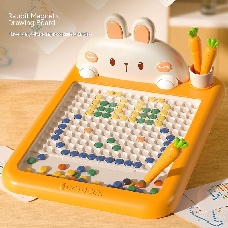 Magnetisches Zeichenbrett Puzzle- Hase - Lernspielzeug für Kleinkinder