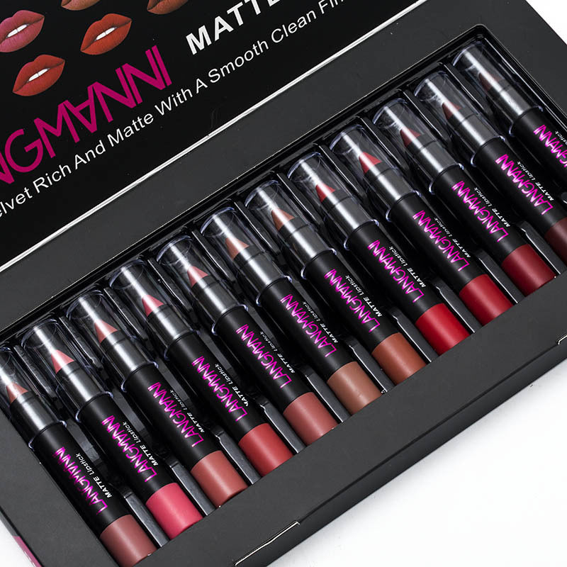 LANGMANNI- Lippenstift 12 Set