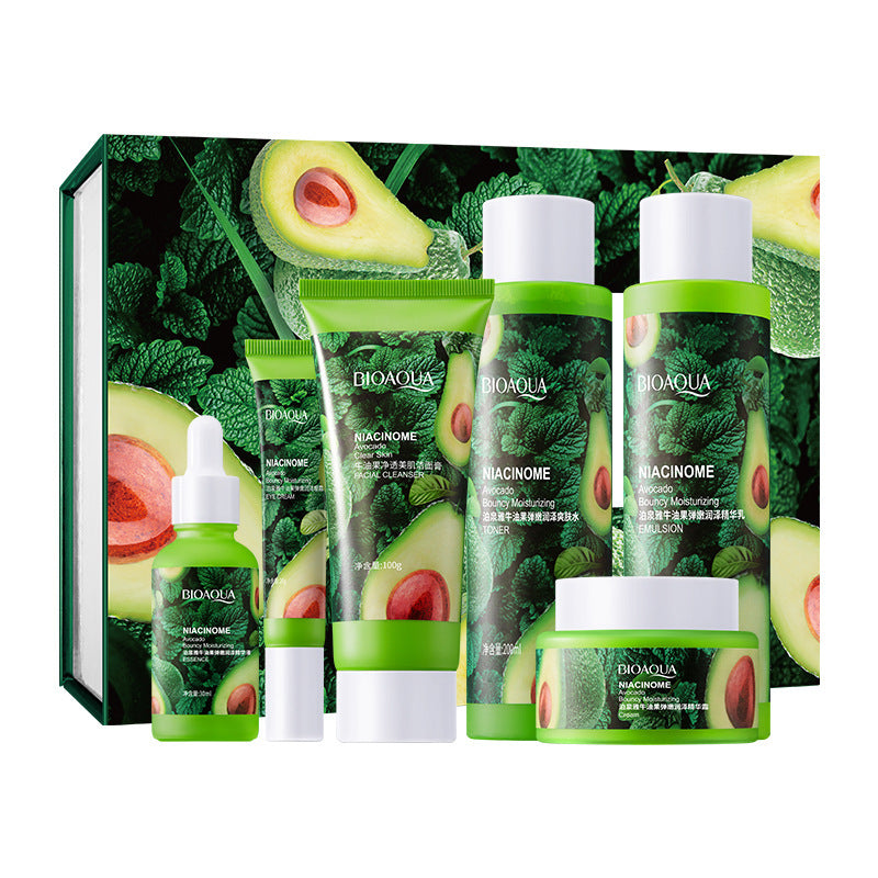 Avocado Elastizitäts-Feuchtigkeitspflegeset
