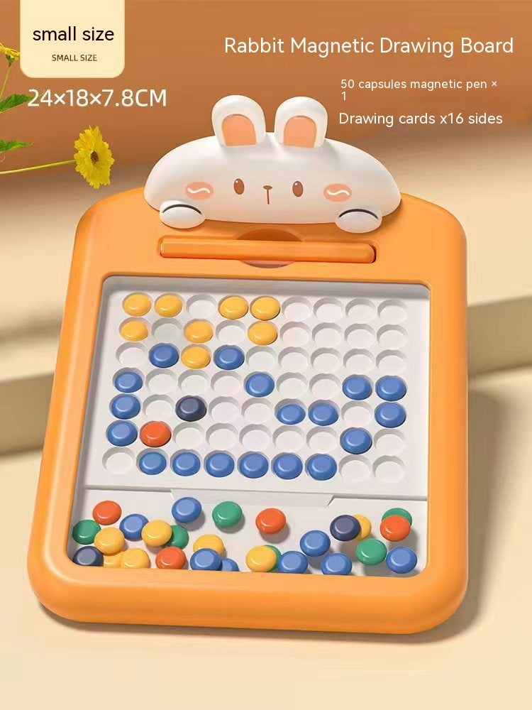 Magnetic Drawing Board Puzzle Rabbit - Educational Toy for Toddlers