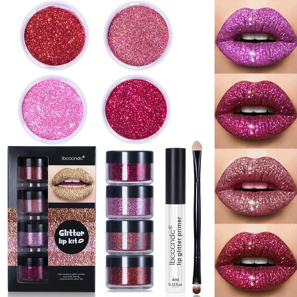 IBCCCNDC Glitzer Lipgloss Lippenstift Glänzend DIY