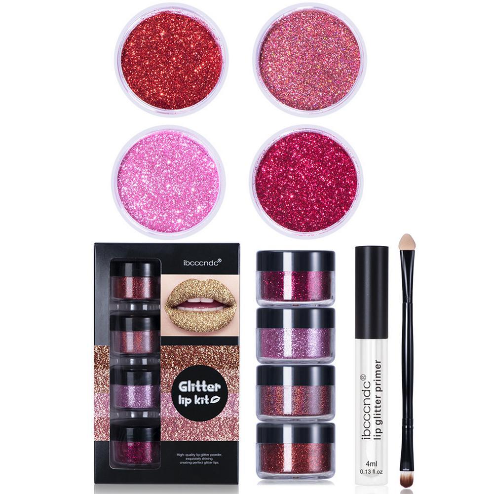 IBCCCNDC Glitzer Lipgloss Lippenstift Glänzend DIY