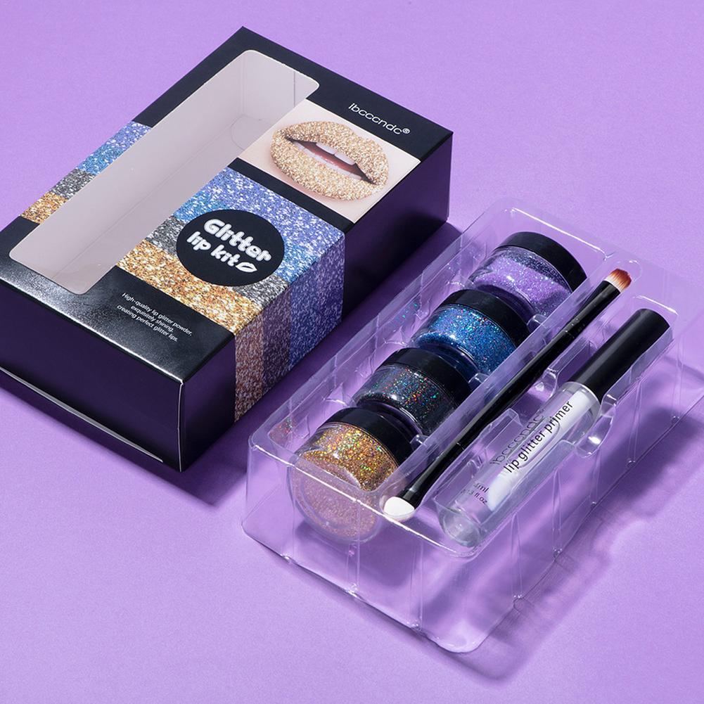 IBCCCNDC Glitzer Lipgloss Lippenstift Glänzend DIY