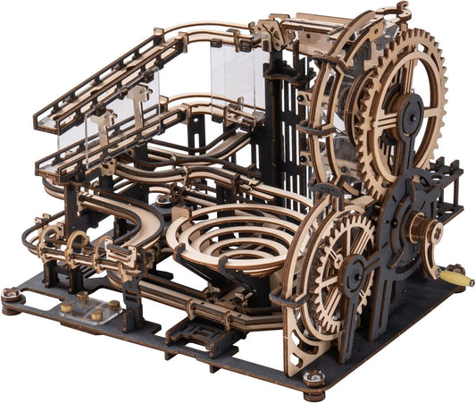 Robotime ROKR Murmel Nachtstadt 3D Holzpuzzle
