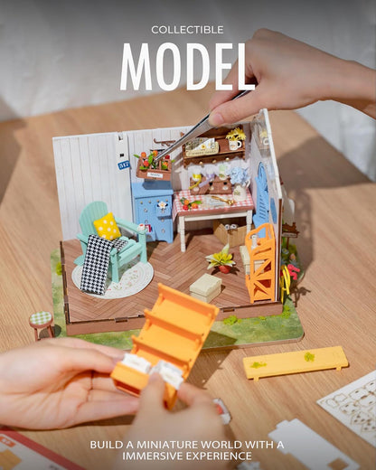 ROBOTIME Rolife Mengyu Flower Miniature House 