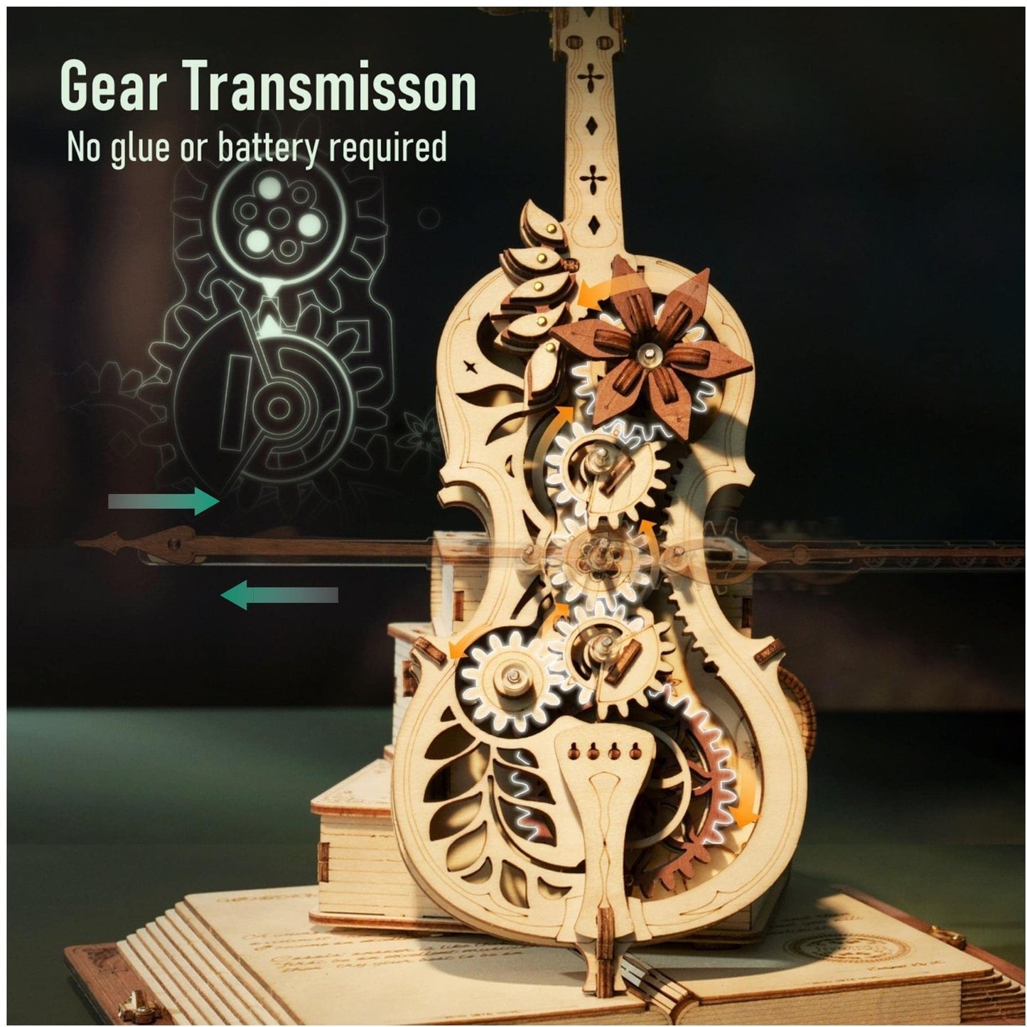 Robotime ROKR Magisches Cello
