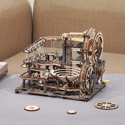 Robotime ROKR Murmel Nachtstadt 3D Holzpuzzle