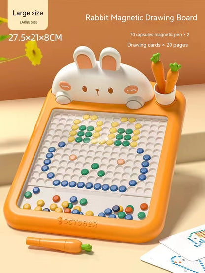 Magnetisches Zeichenbrett Puzzle- Hase - Lernspielzeug für Kleinkinder