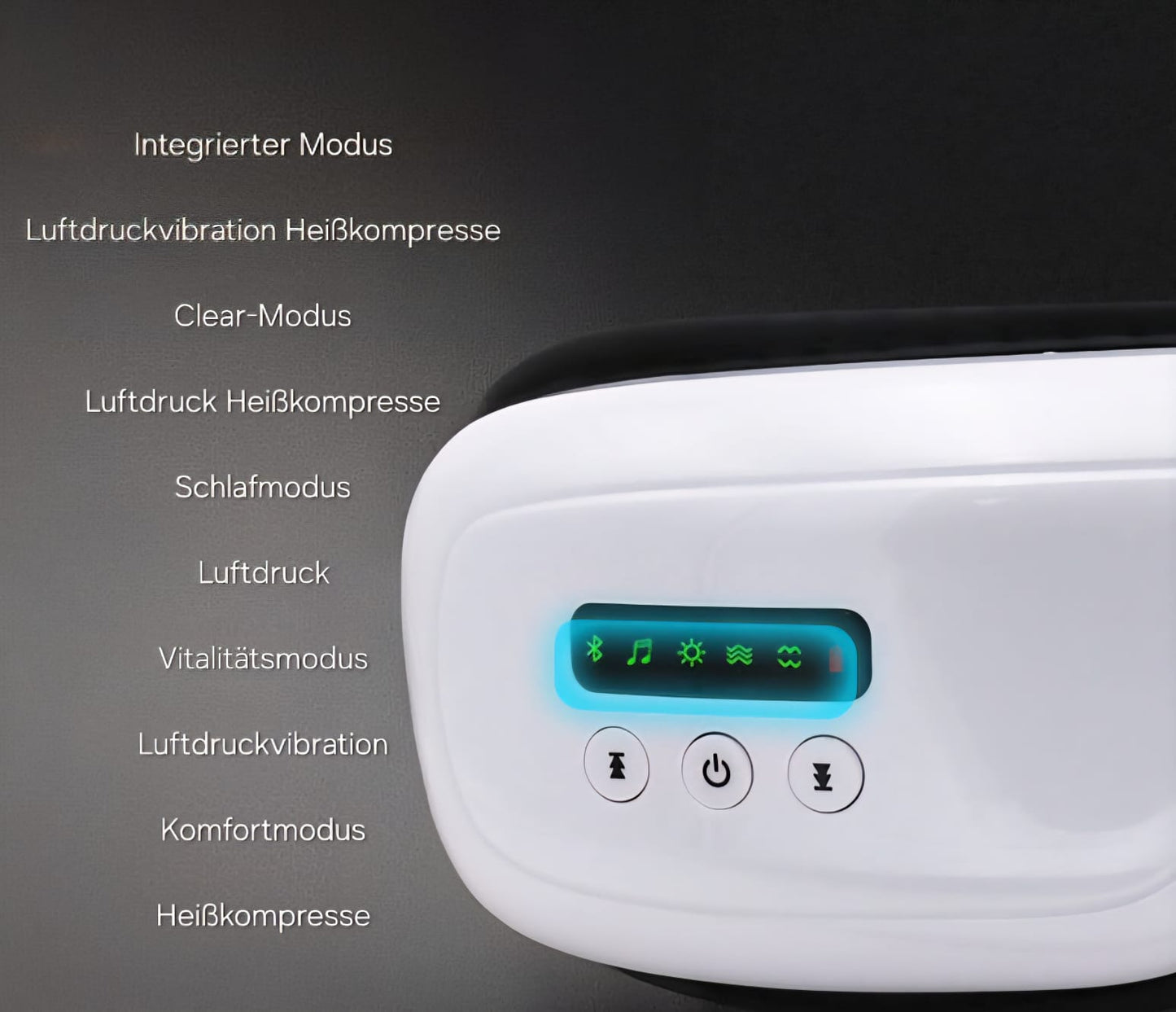 Ruibomei Smart Augenmassagegerät Kabelloses Bluetooth-Augenmassagegerät