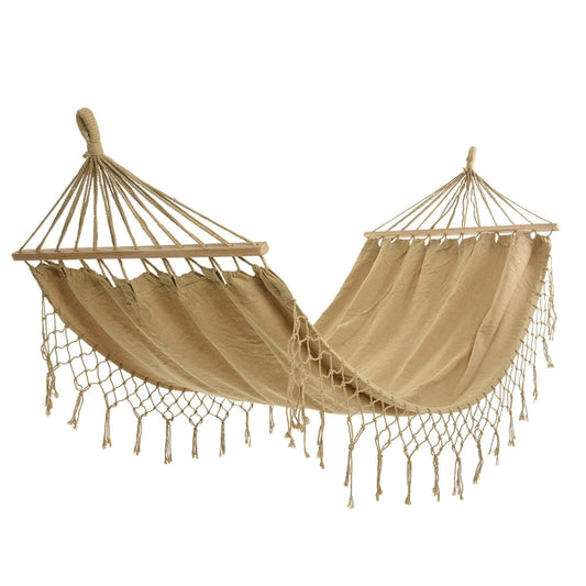 Die Hängematte "Kitchen Goods Soft Outdoor Beige" ist eine Hängematte für den Außenbereich mit den Maßen 100 x 200 cm. Sie ist beige und hat ein sanftes Design.